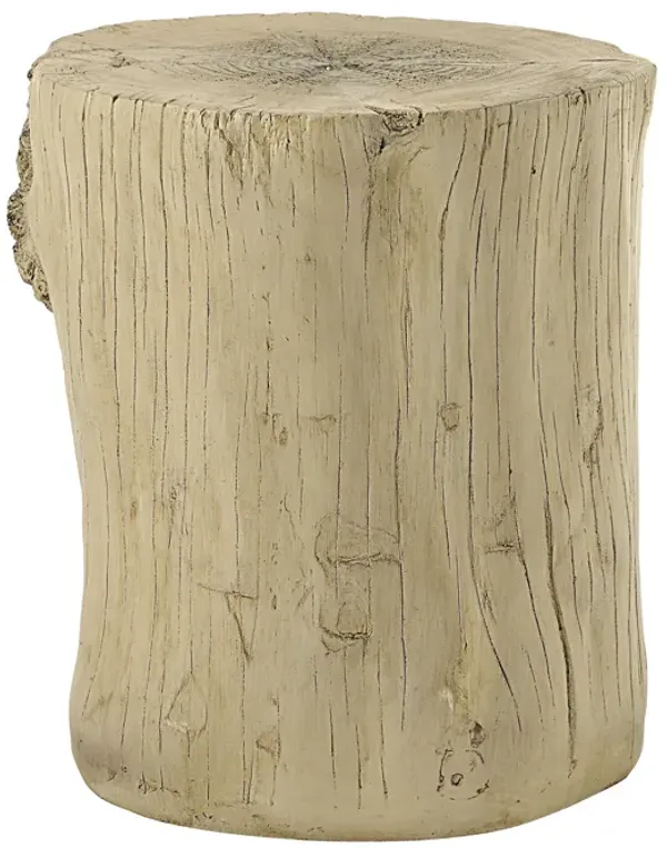 Gene - Fiber Concrete Accent Table - Brown