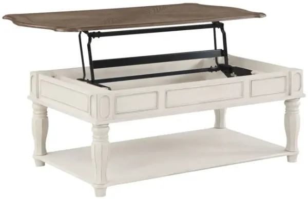 Florian - Coffee Table With Lift Top - Antique White