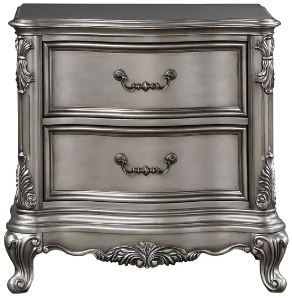 Ariadne - Nightstand - Antique Silver