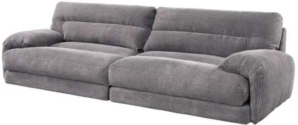 Cadenza - Corduroy Sofa - Gray
