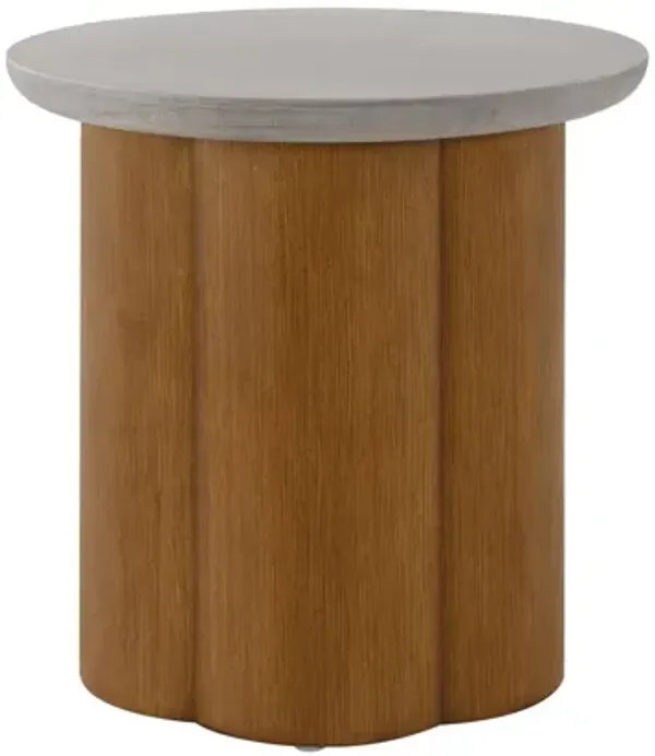 Evenlyn - Faux Concrete Top Table