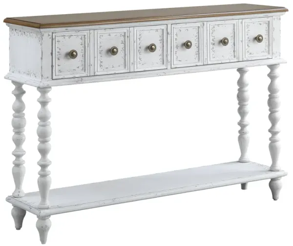 Bence - Console Table - White