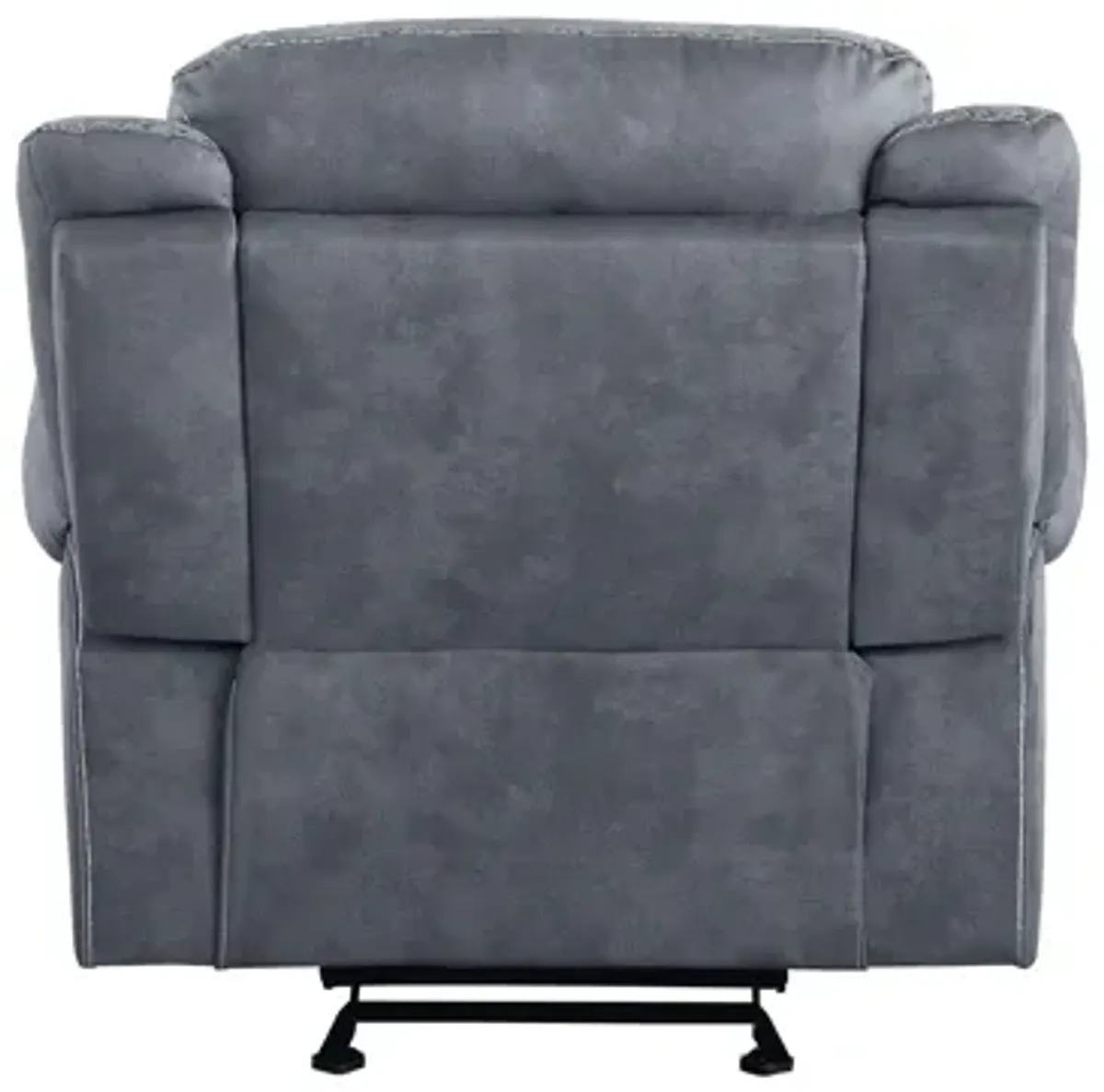 Zubaida - Two Tone Velvet 3 Piece Recliner Living Room Set