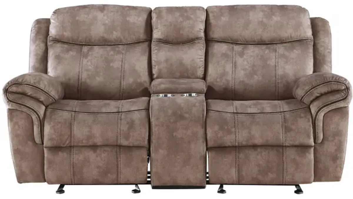 Zubaida - Two Tone Velvet 3 Piece Recliner Living Room Set