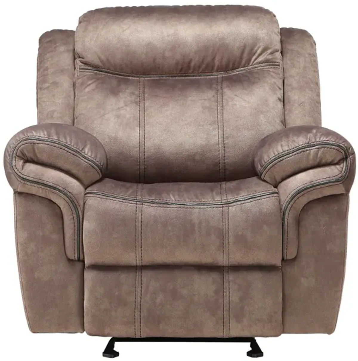 Zubaida - Two Tone Velvet 3 Piece Recliner Living Room Set