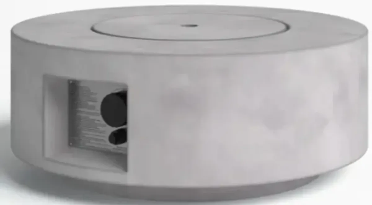 Reinforced - Propane Gas Outdoor Fire Pit Table With Lid