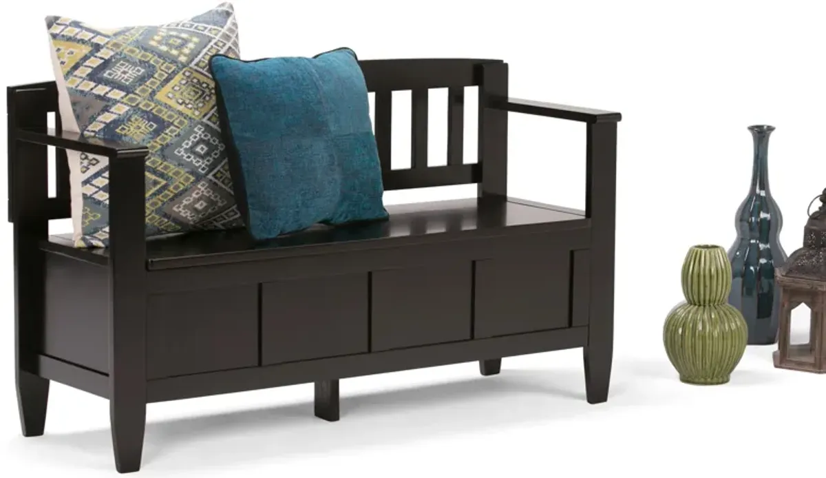 Brooklyn - Handcrafted Entryway Storage Bench