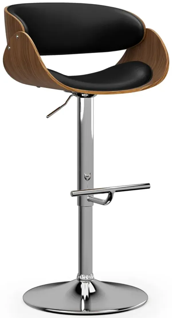 Amery - Mid Century Modern Adjustable Swivel Bar Stool