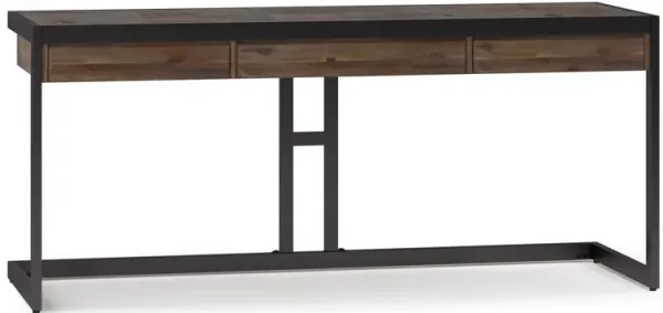 Erina - Large Desk - Rustic Natural Aged Brown