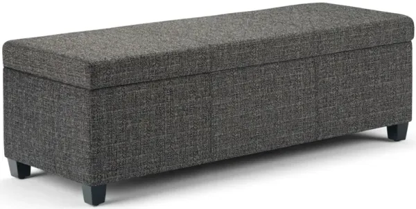 Avalon - Storage Ottoman Bench - Dark Gray