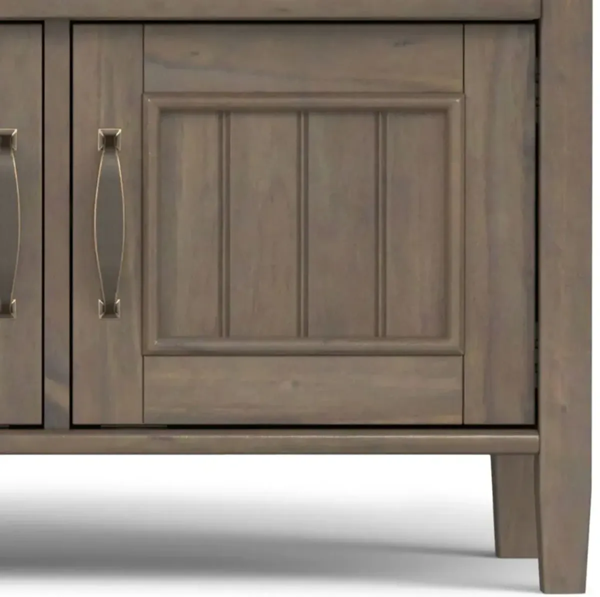 Lev - Entryway Storage Bench - Smoky Brown