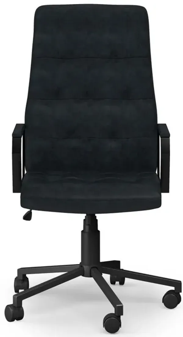 Foley - Swivel Office Chair - Distressed Blue