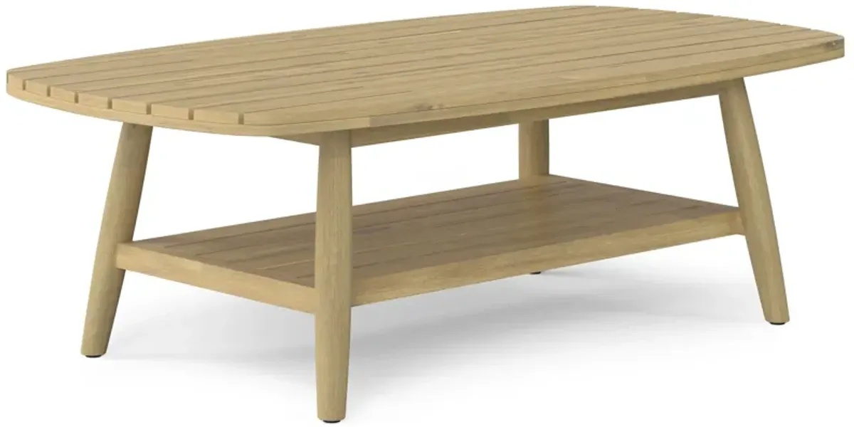 Bayshore - Outdoor Coffee Table - Light Teak