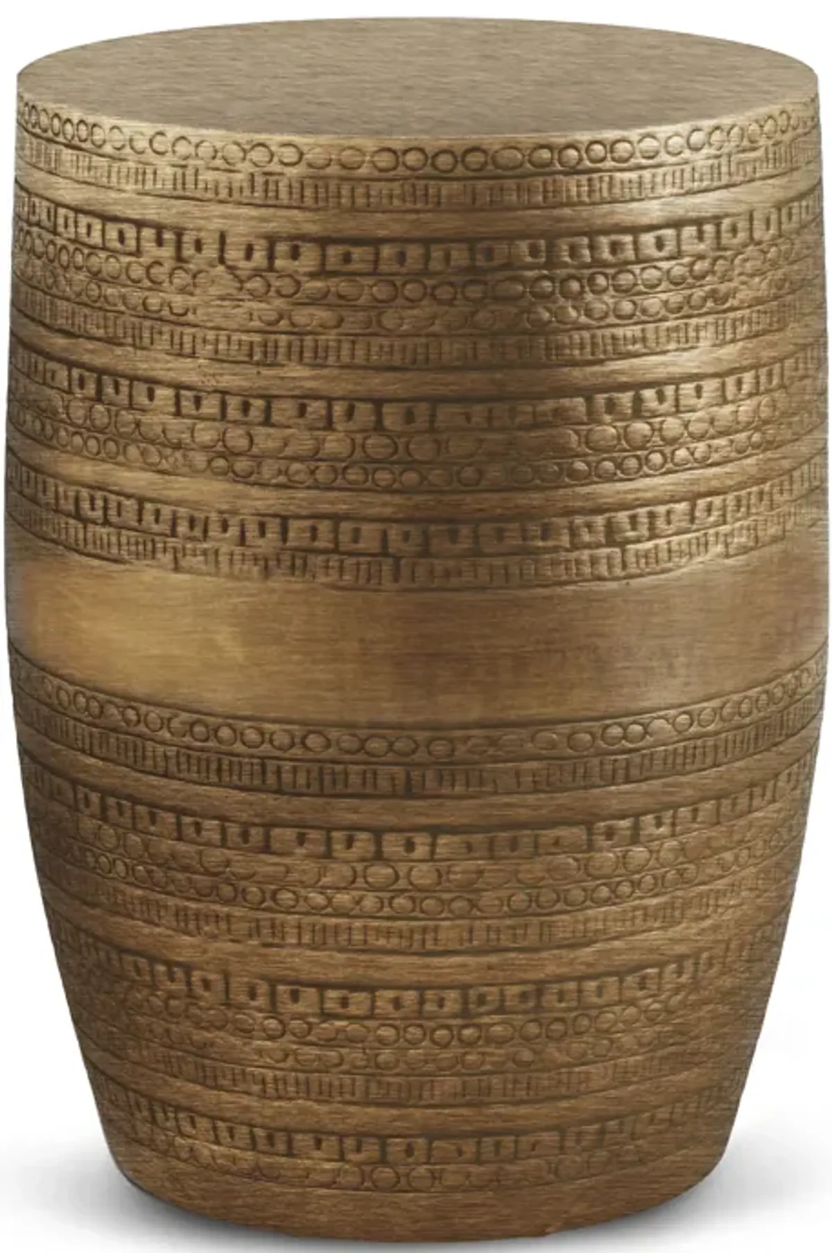 Johnsen - Handcrafted Large Metal Accent Table