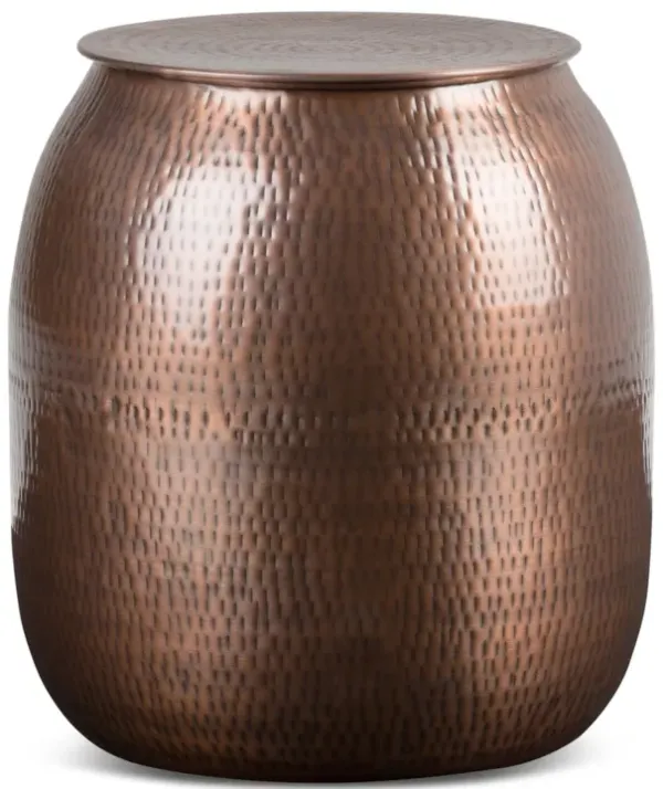 Griffen - Handcrafted Metal Storage Accent Table