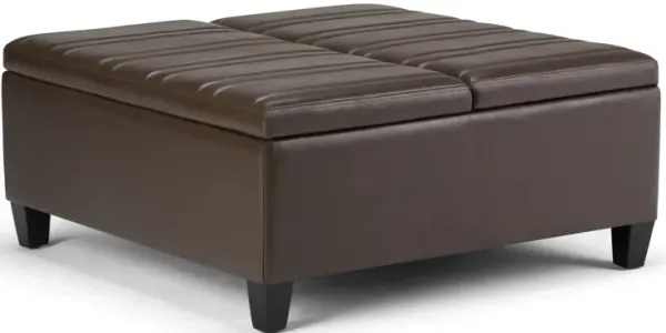 Ellis - Coffee Table Storage Ottoman Contemporary Design