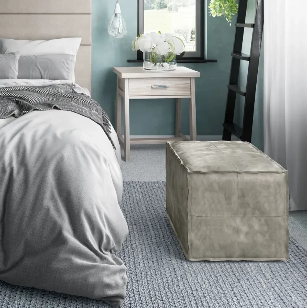 Brody - Versatile Square Pouf