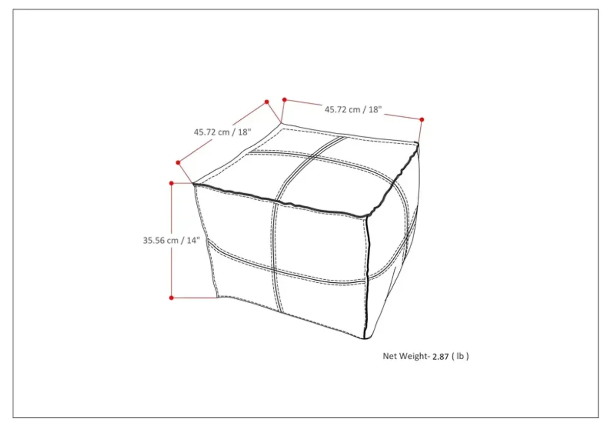 Brody - Versatile Square Pouf