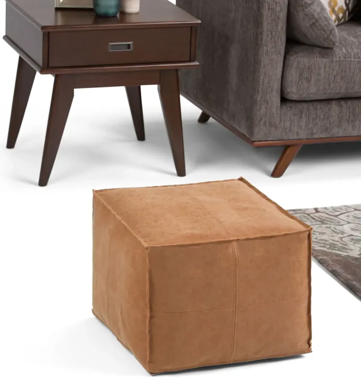 Brody - Versatile Square Pouf