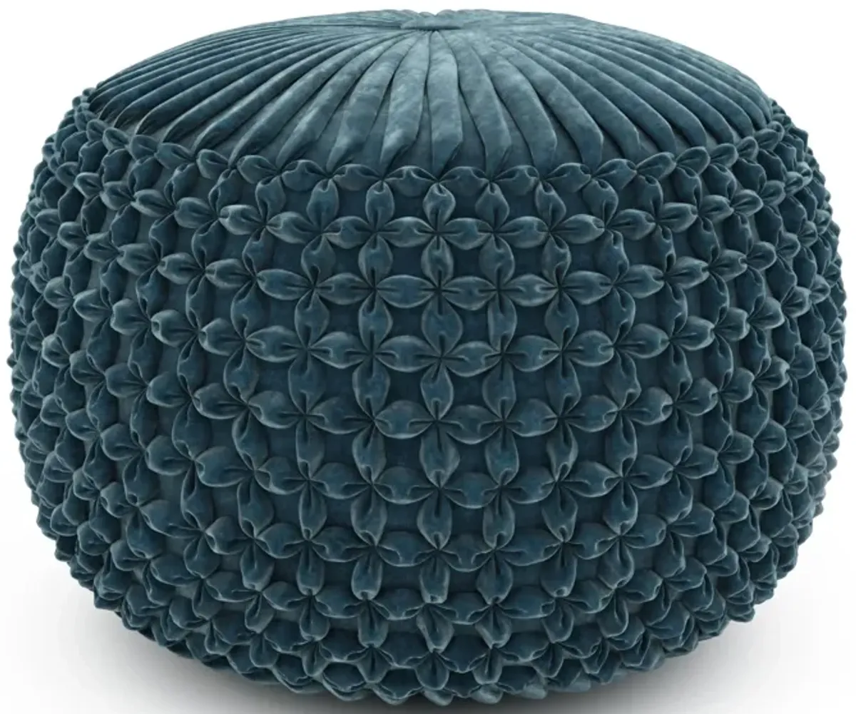 Renee - Handcrafted Round Pouf