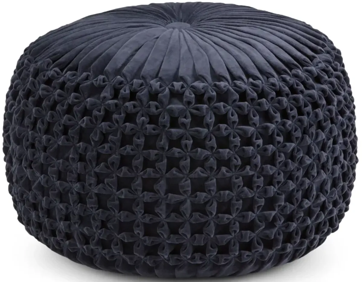 Renee - Handcrafted Round Pouf