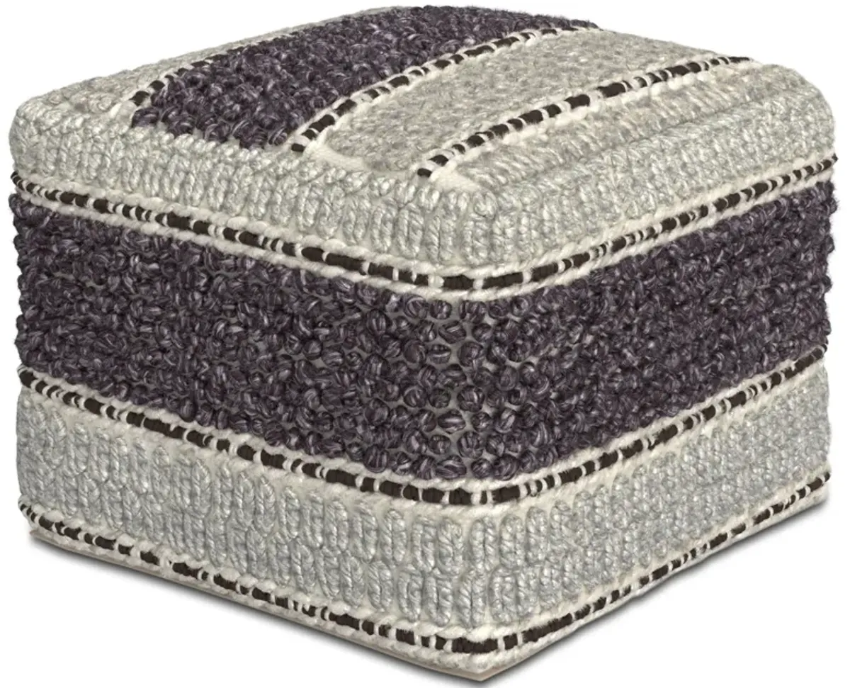 Grady - Handcrafted Square Pouf