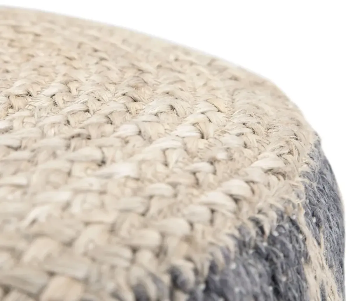 Edgeley - Handcrafted Round Pouf