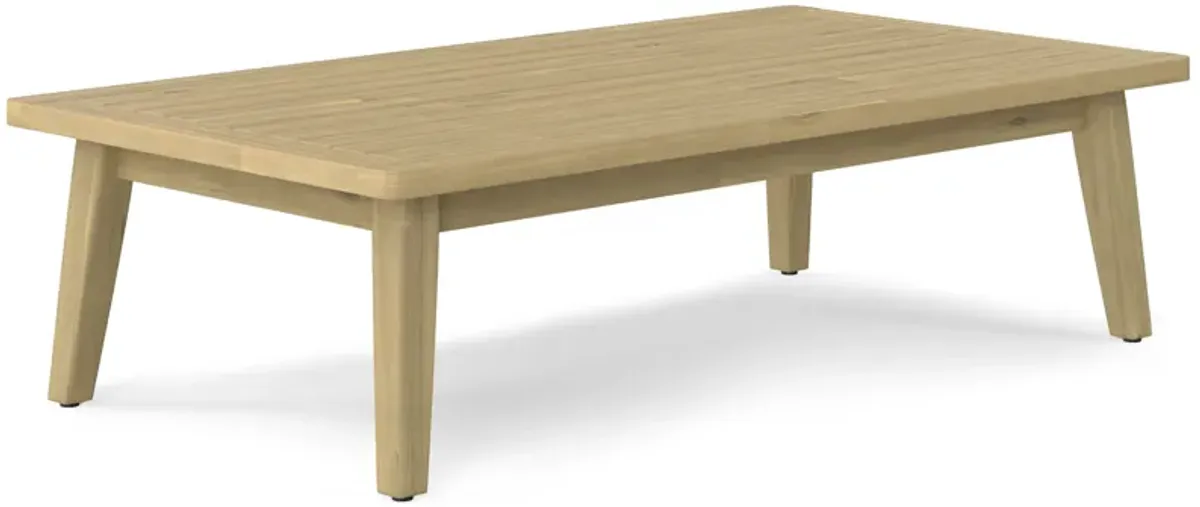 Palmetto - Outdoor Coffee Table - Light Teak