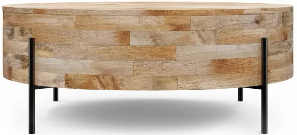 Rayburn - Drum Coffee Table - Natural
