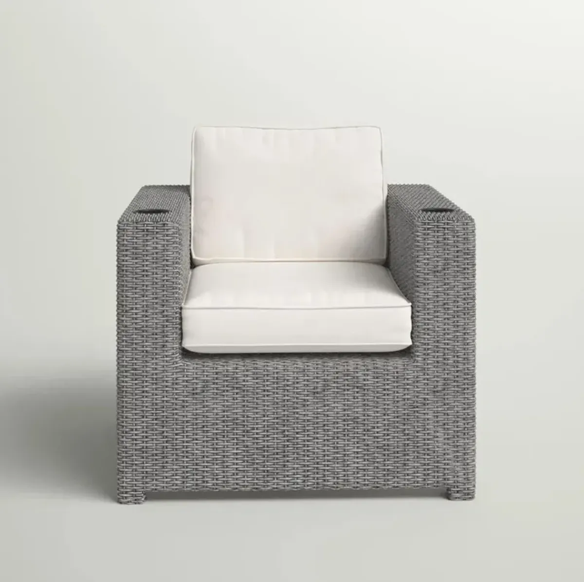 Patio Chair With Cushions - Gray