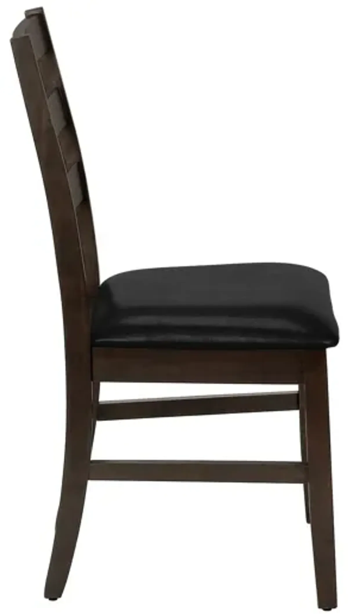 Dining Chair, Dining Room, Side, Upholstered, Transitional (Set of 2) - Black