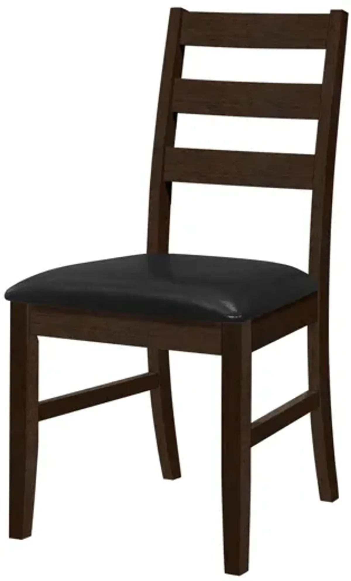 Dining Chair, Dining Room, Side, Upholstered, Transitional (Set of 2) - Black