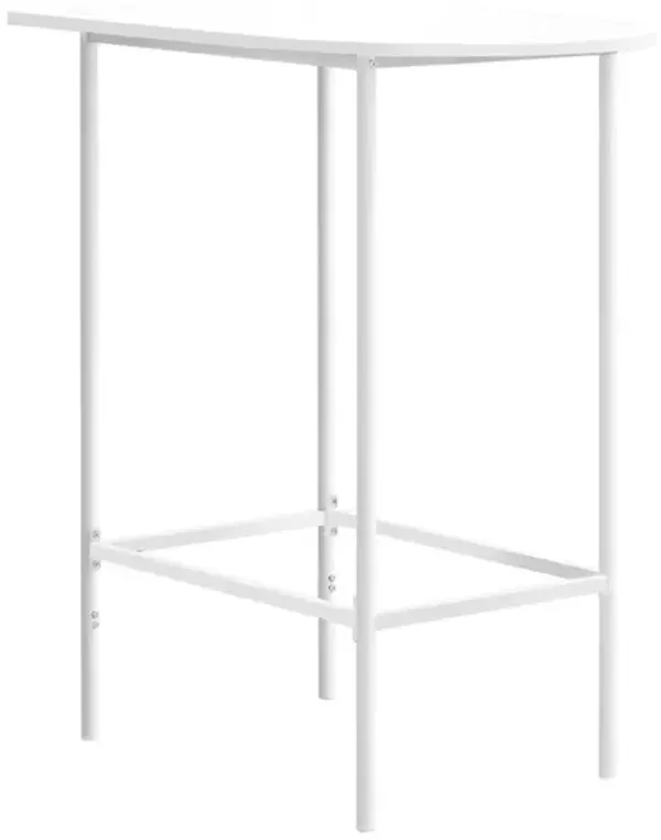 Home Bar, Bar Table, Bar Height, Pub, Rectangular, Small, Contemporary & Modern - White