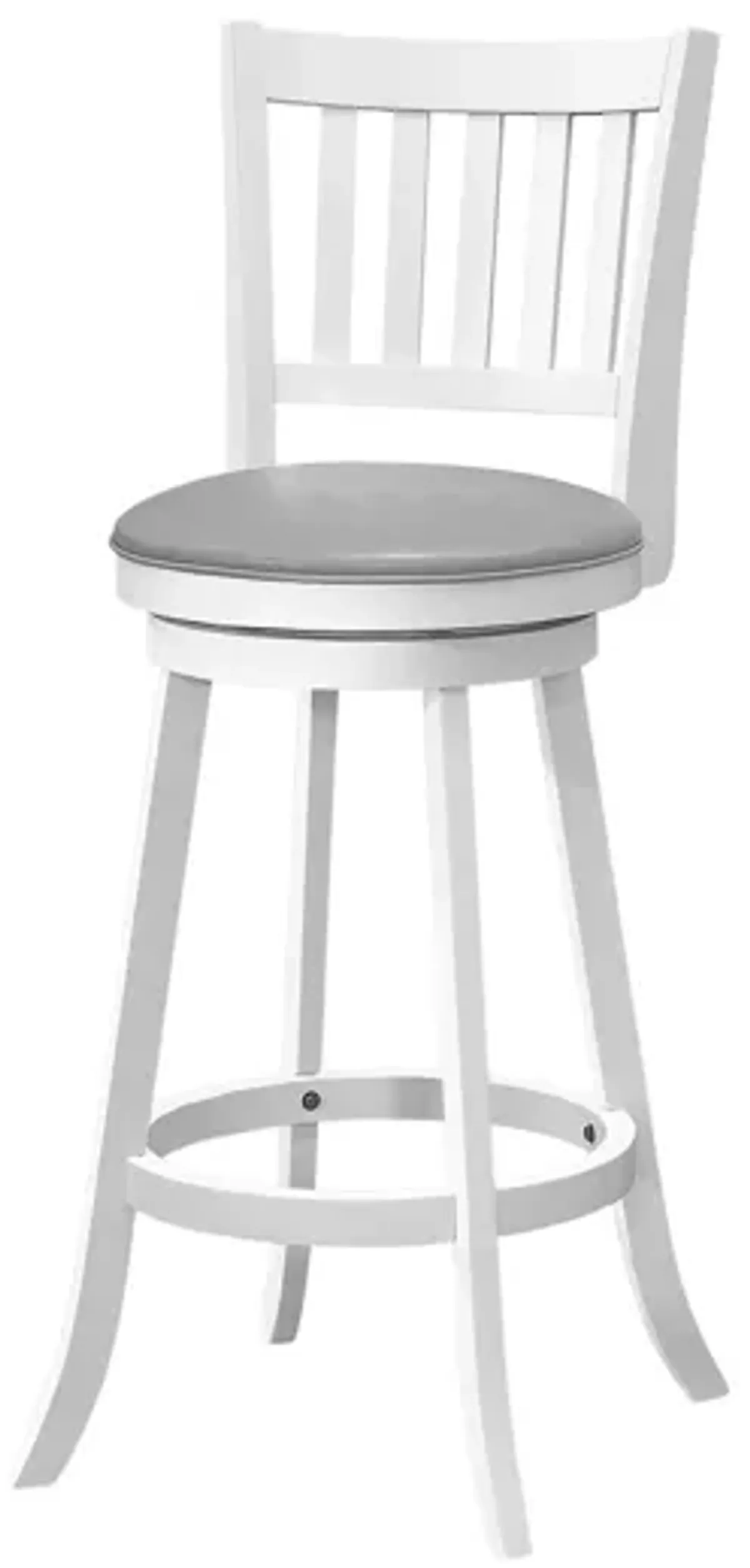 Swivel Stool Bar Height, Transitional Stylish Design (Set of 2)