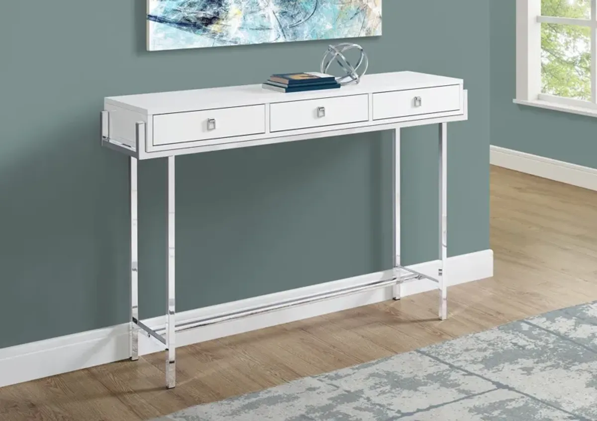 Accent Console Table For Entryway, Storage Drawer, Contemporary & Modern