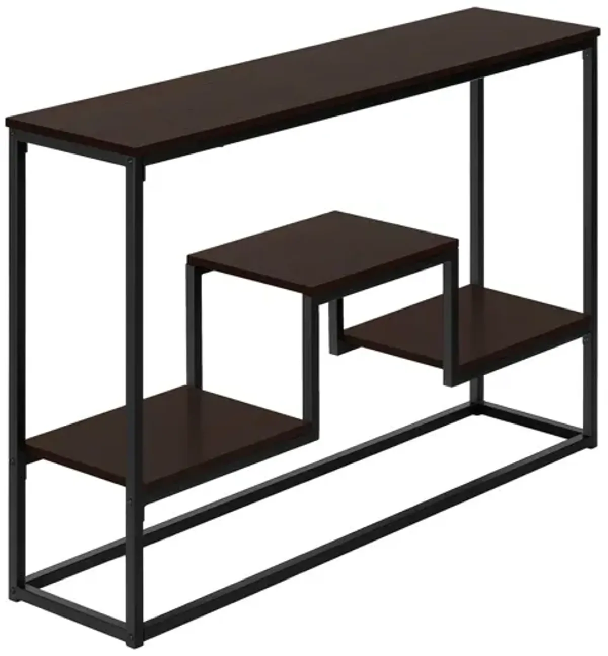 Accent Console Table For Entryway, Multi-Tier Design