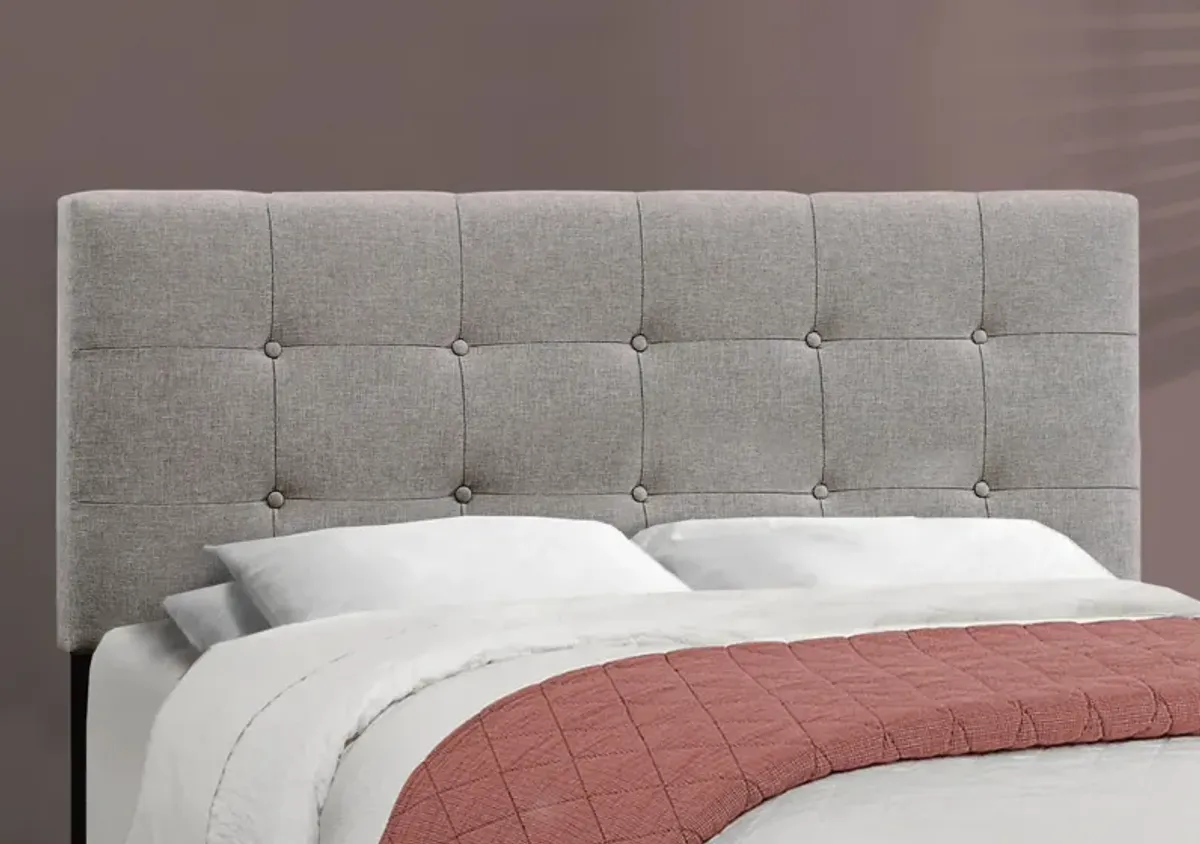 Bed, Upholstered, Frame Only, Transitional
