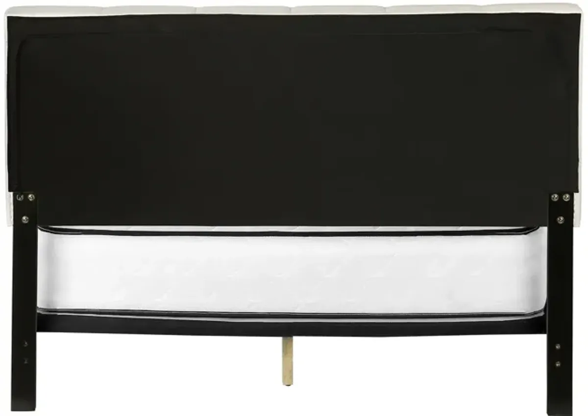 Bed, Upholstered, Frame Only, Transitional