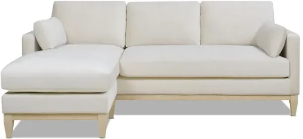 Knox - Modern Farmhouse Reversible Chaise Sectional Sofa - French Beige
