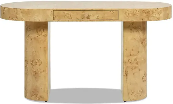 Jesse - Single Drawer Oval Computer Desk
