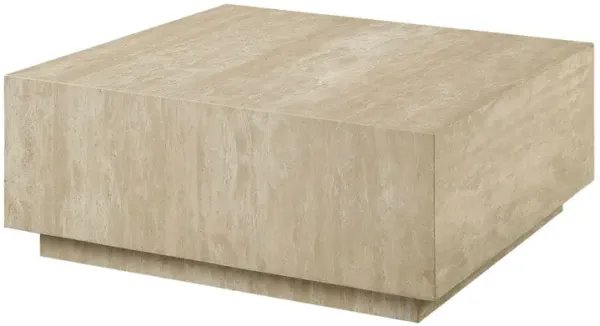 Deon - Travertine Table - Beige
