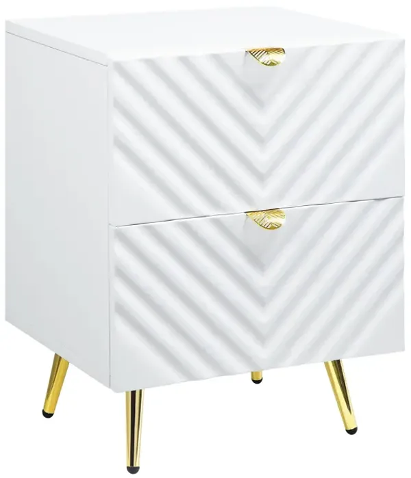 Gaines - High Gloss Nightstand