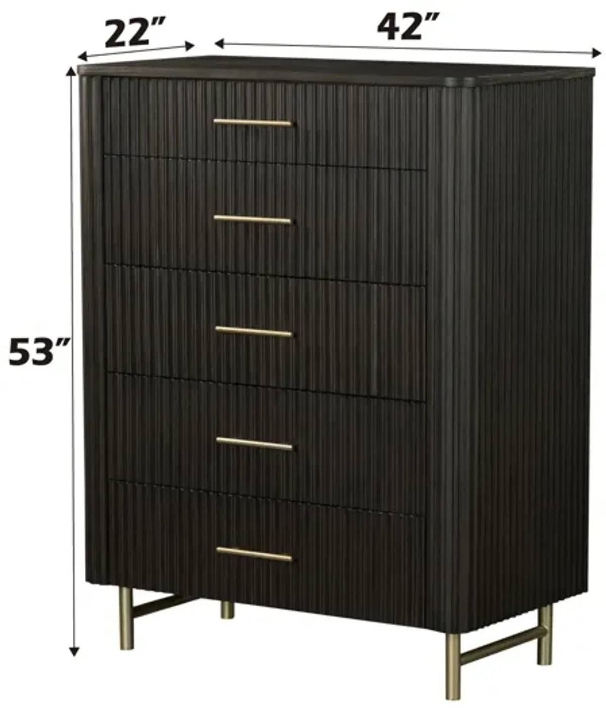 Clayten - 3 Pieces Bedroom Set (Bed, Nightstand, Chest)