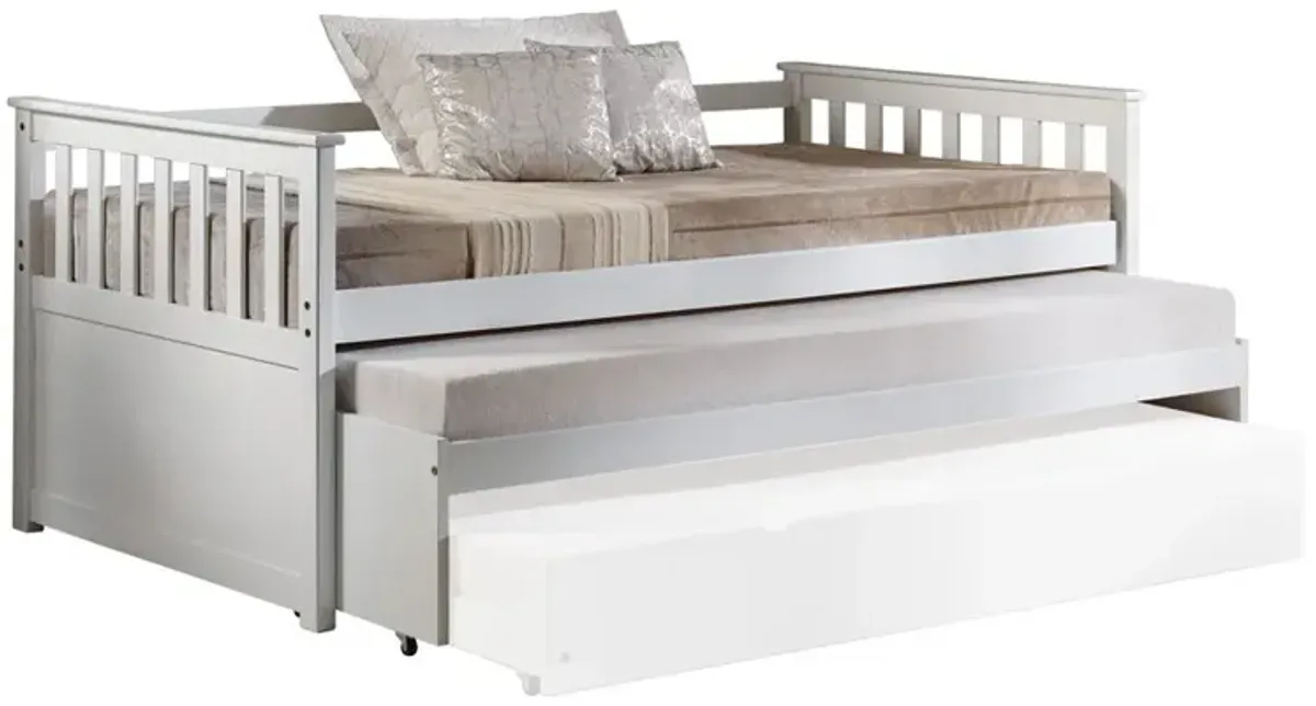 Cominia - Twin Daybed (Trundle Not Included, Bed Only, No Storage) - White