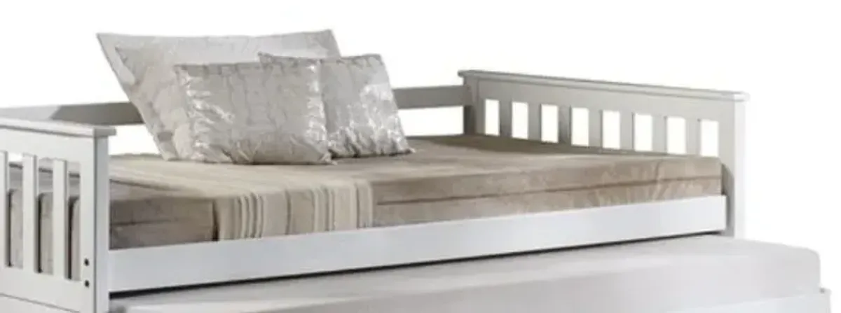 Cominia - Twin Daybed (Trundle Not Included, Bed Only, No Storage) - White