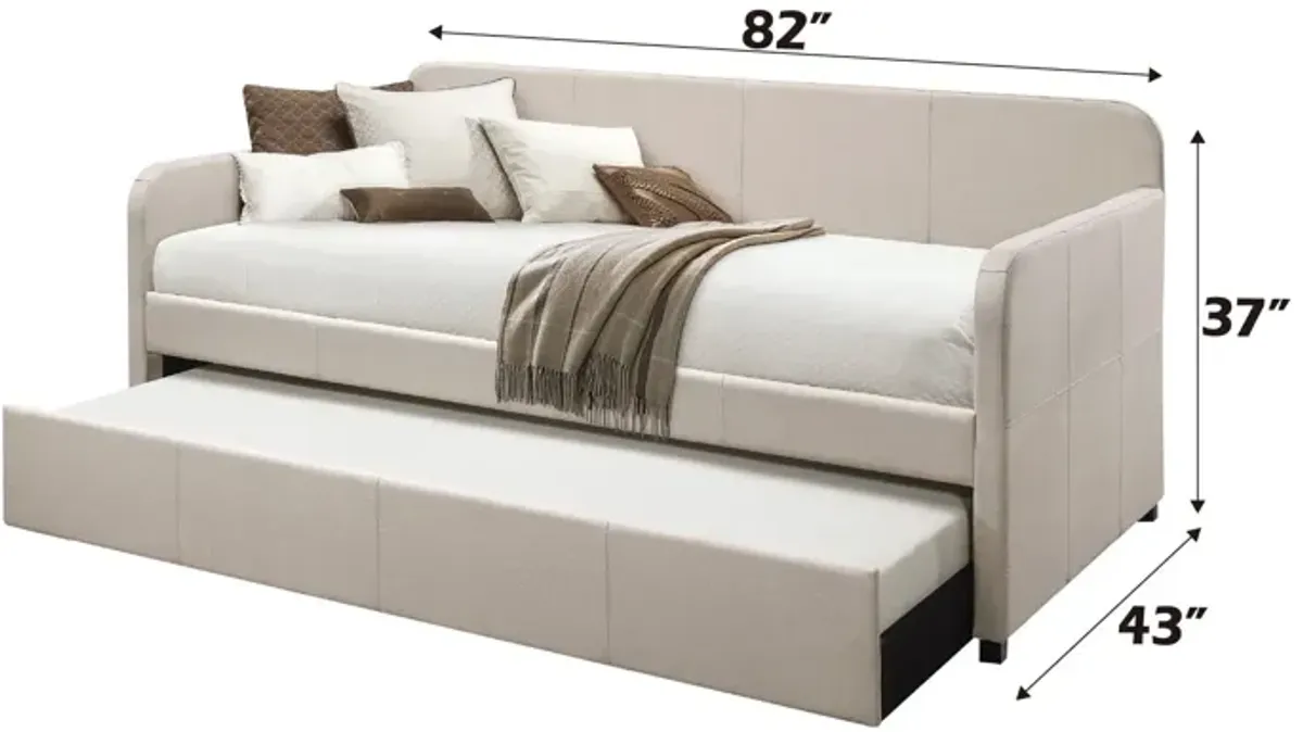 Jagger - Twin Daybed With Trundle - Fog