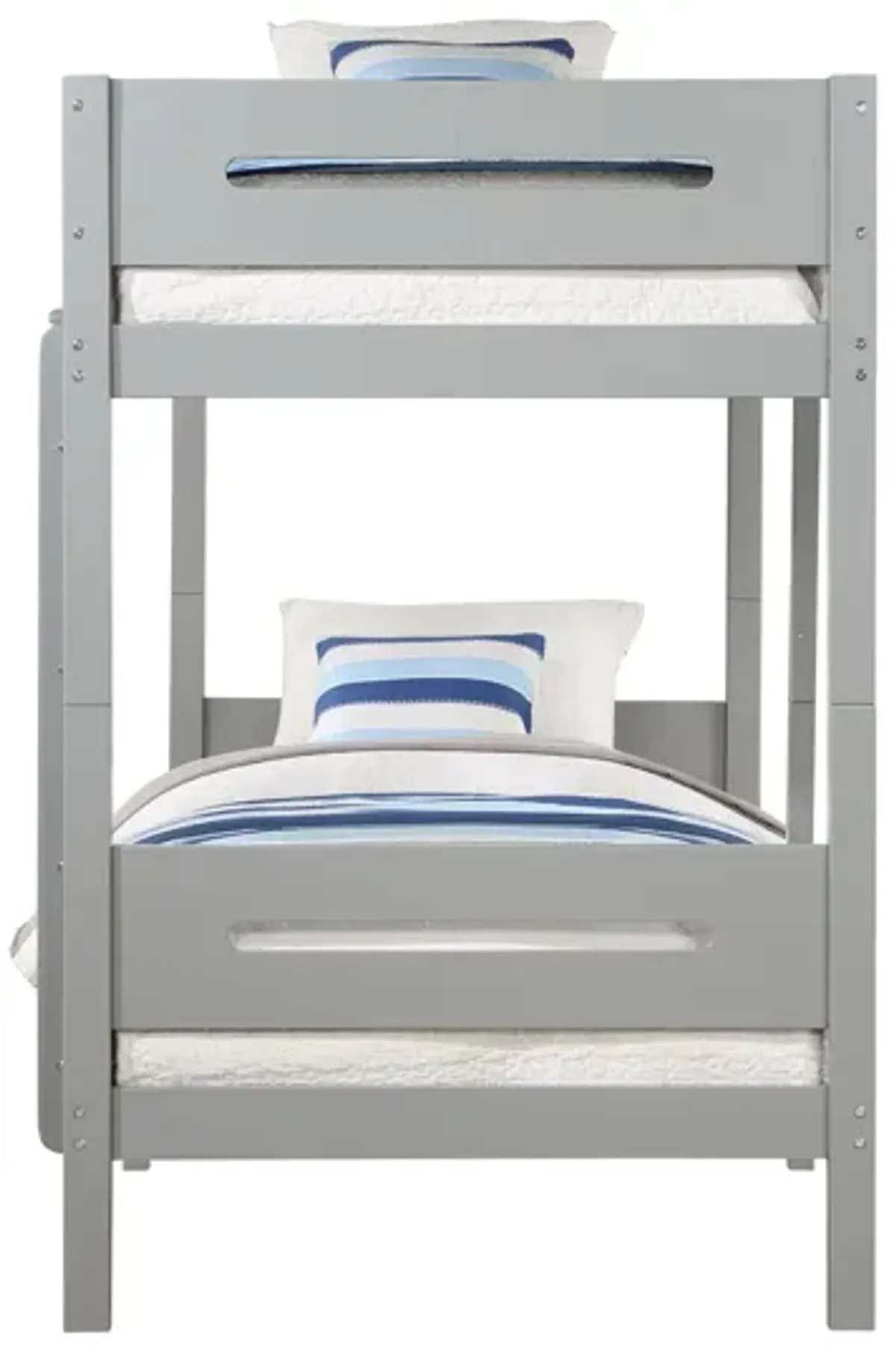 Edah - Twin Twin Bunk Bed - Gray