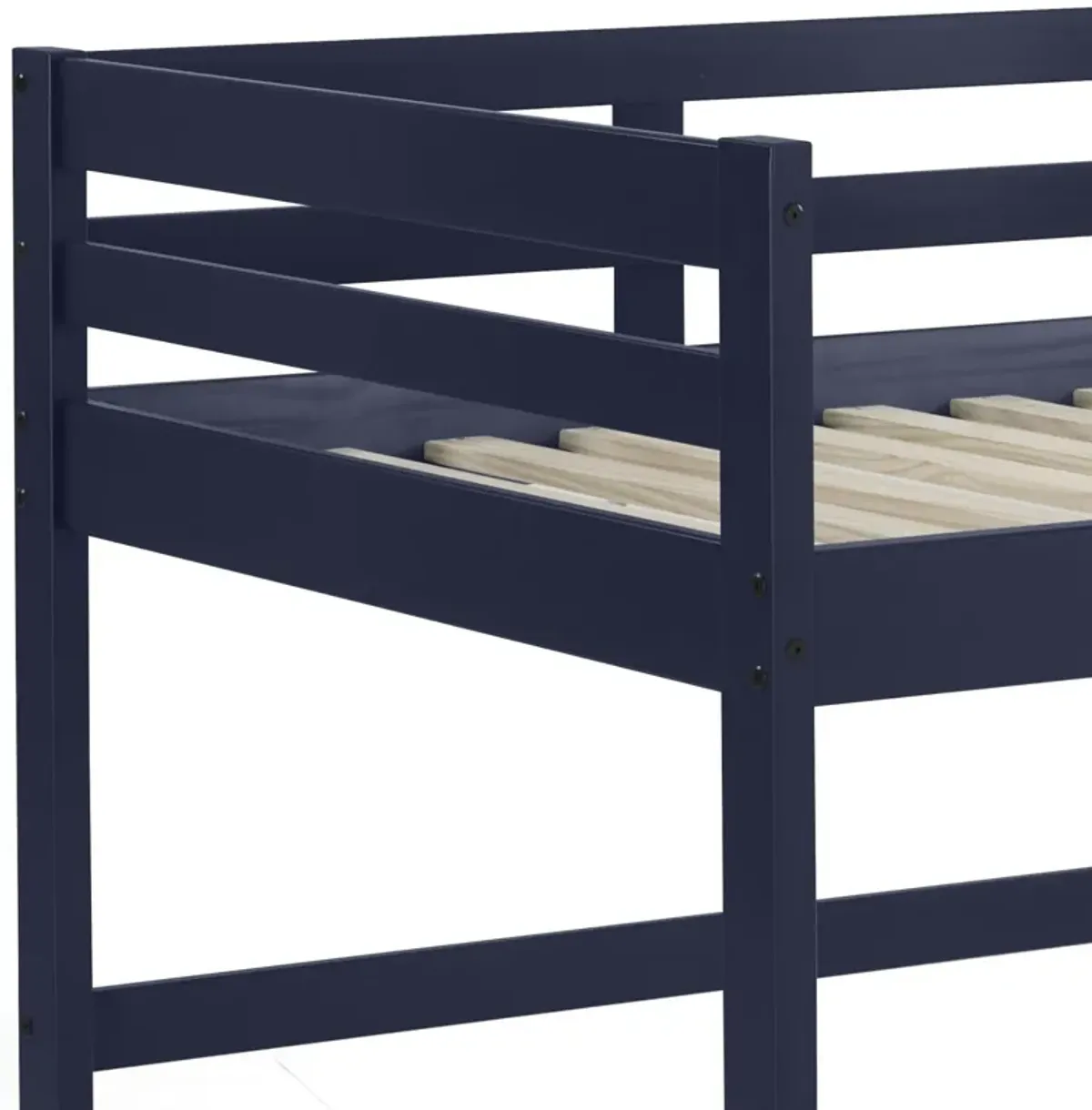 Lara - Twin Loft Bed - Navy Blue