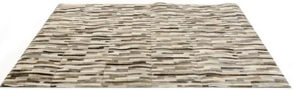 Modern Leather Small Area Rug - Design