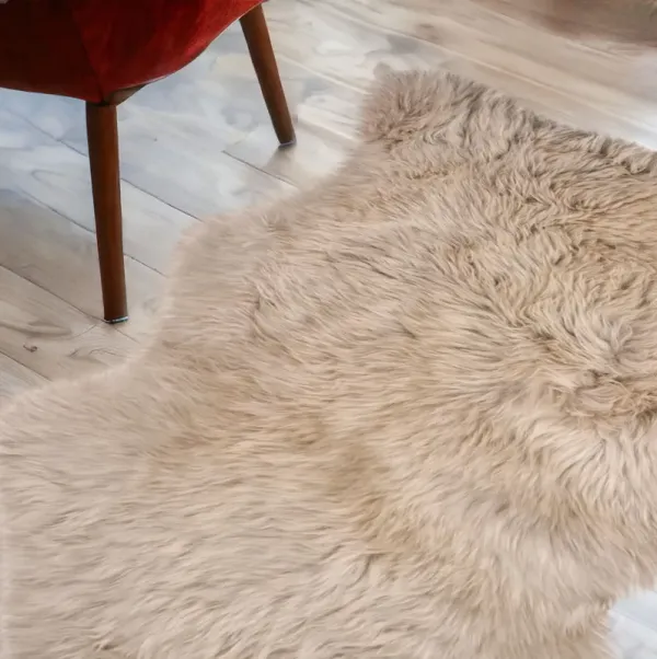 3' x 2' Animal Print Area Rug - Taupe